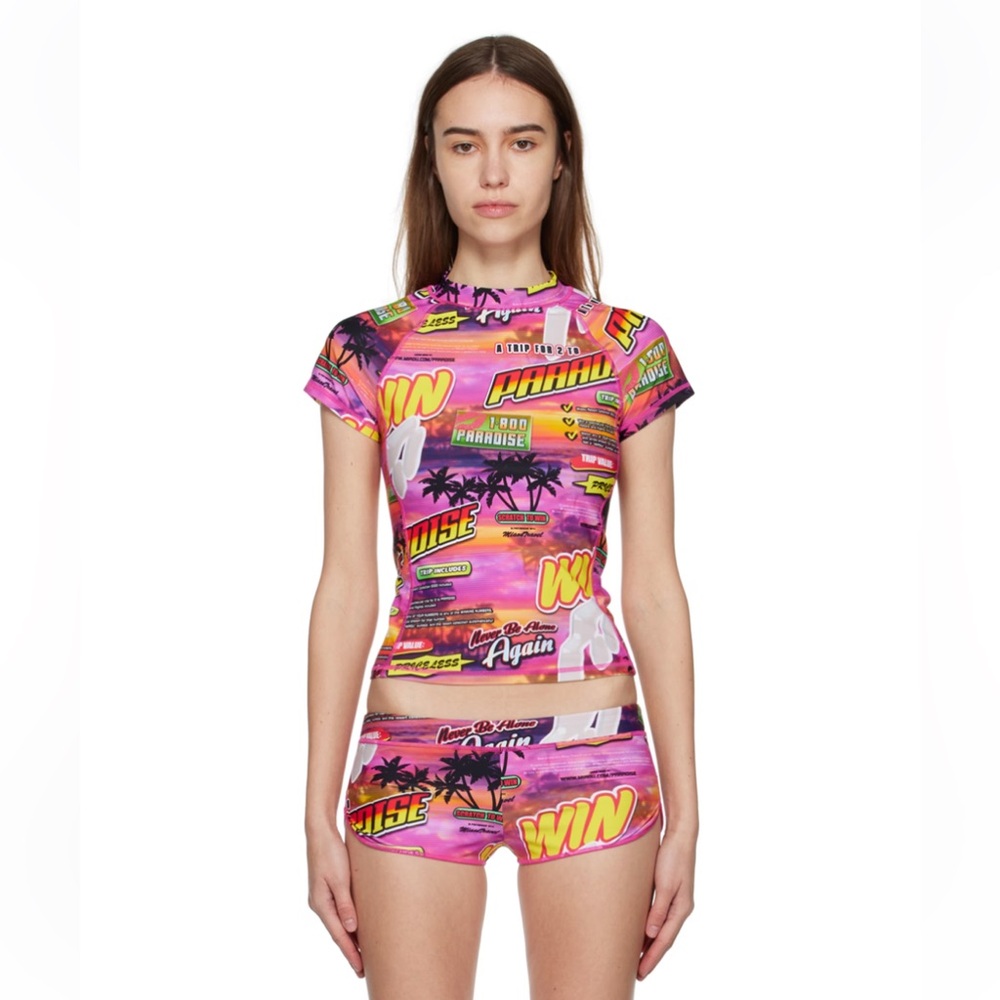Miaou Frankie Baby Tee | Racing Graphic